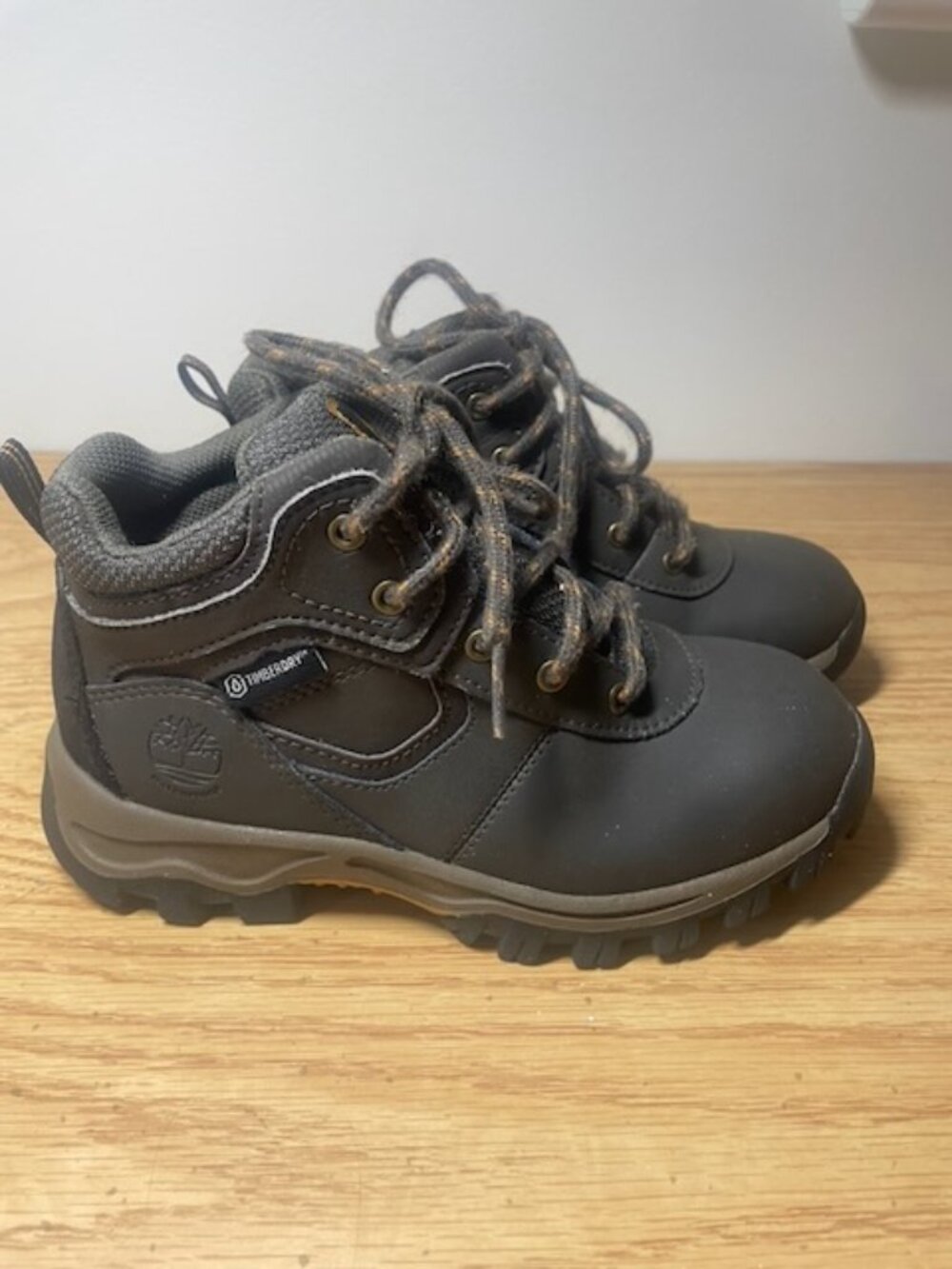 Timberland Kids Brown Hiking Boots Size 12.5 Outdoor Waterproof
